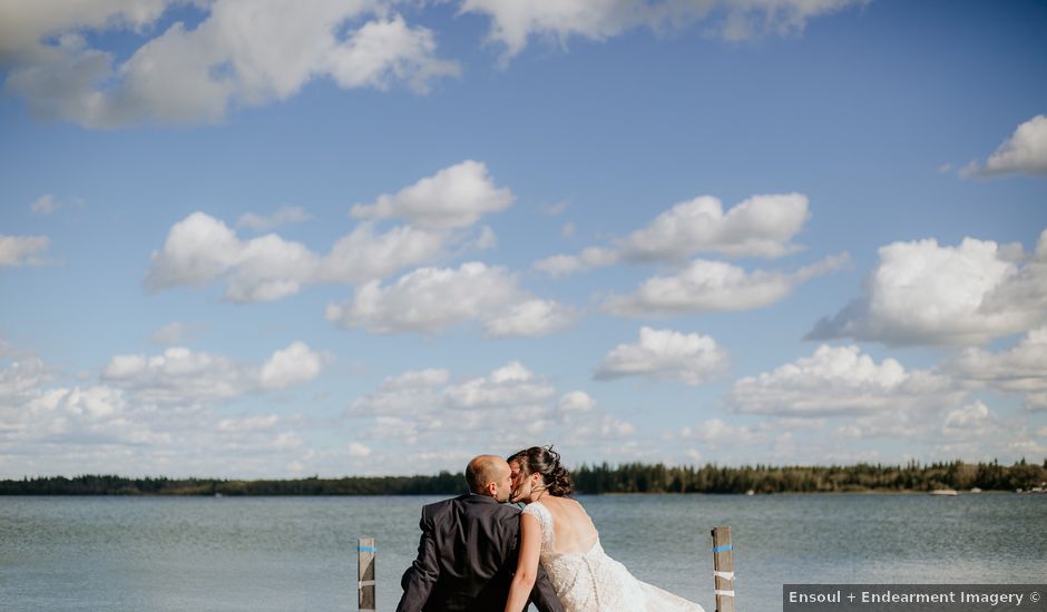 Chris and Kerri's wedding in Livelong, Saskatchewan