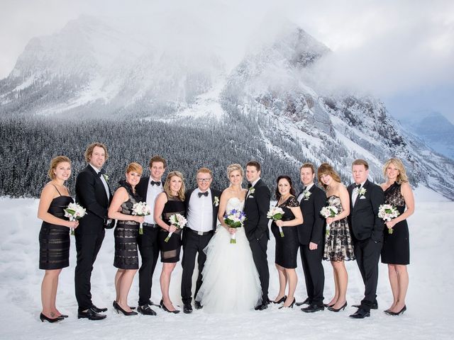 Phillip and Trina&apos;s wedding in Lake Louise, Alberta 28