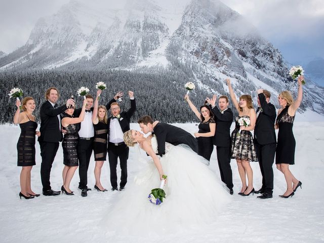 Phillip and Trina&apos;s wedding in Lake Louise, Alberta 29