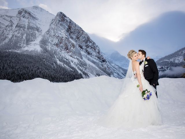 Phillip and Trina&apos;s wedding in Lake Louise, Alberta 31