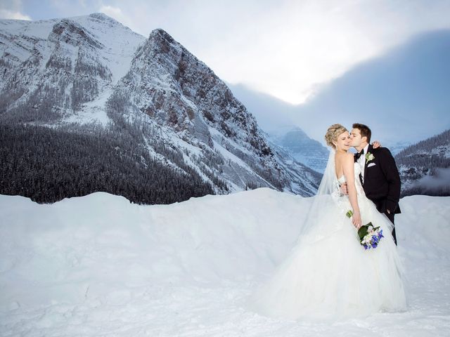 Phillip and Trina&apos;s wedding in Lake Louise, Alberta 2
