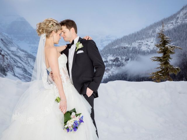 Phillip and Trina&apos;s wedding in Lake Louise, Alberta 32
