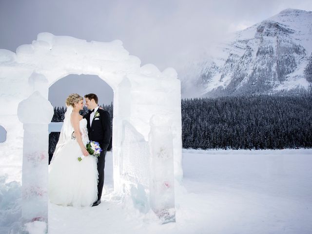 Phillip and Trina&apos;s wedding in Lake Louise, Alberta 36