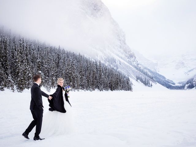 Phillip and Trina&apos;s wedding in Lake Louise, Alberta 46