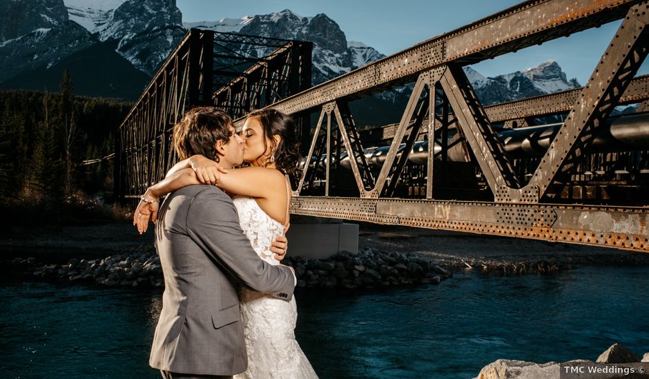 Ashley and Cody's wedding in Canmore, Alberta