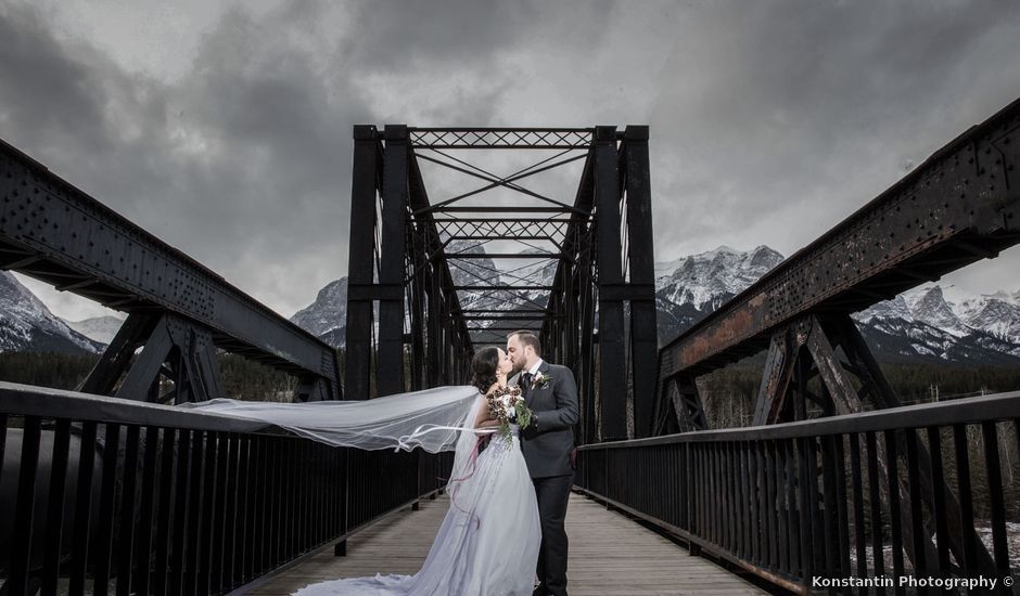 Kris and Tayla's wedding in Canmore, Alberta