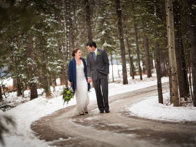 Dave and Tessa's wedding in Kananaskis, Alberta 1