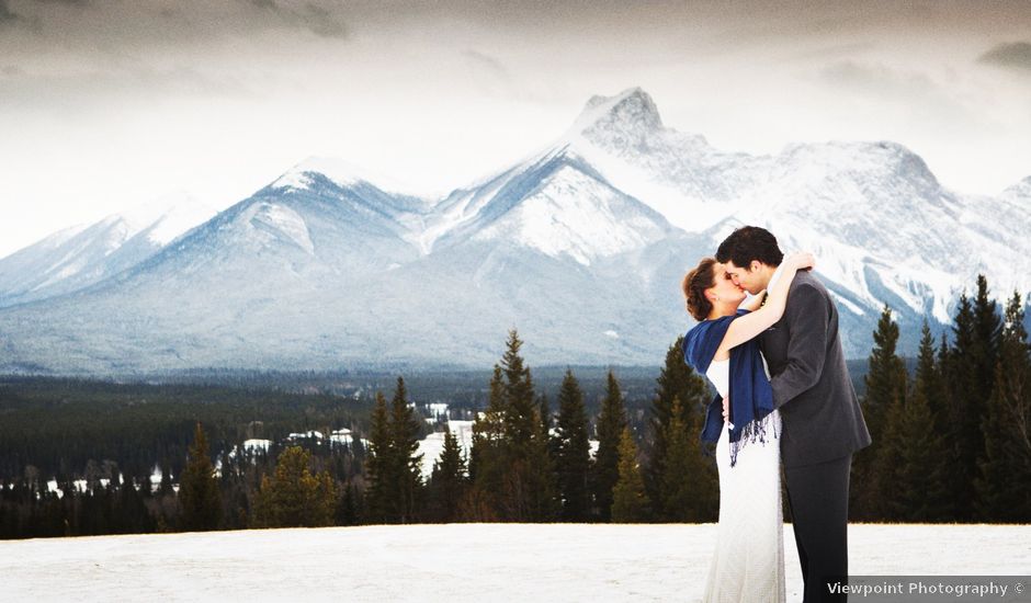 Dave and Tessa's wedding in Kananaskis, Alberta