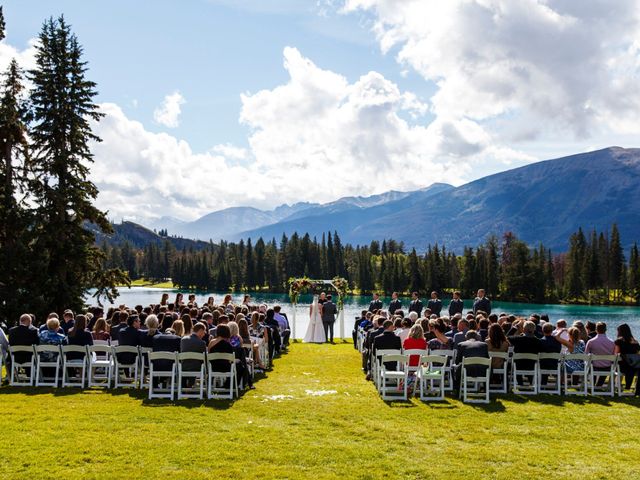 Braden and Jade&apos;s wedding in Jasper, Alberta 12