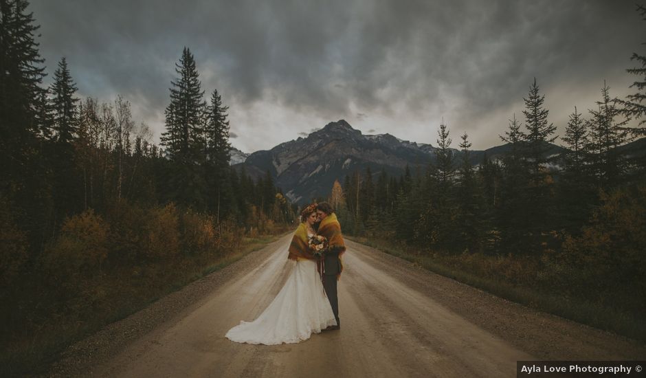 Tyler and Christina's wedding in Golden, British Columbia