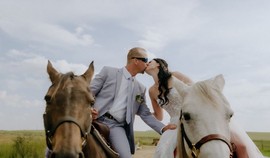 Bobby and Ellie's wedding in Dalemead, Alberta