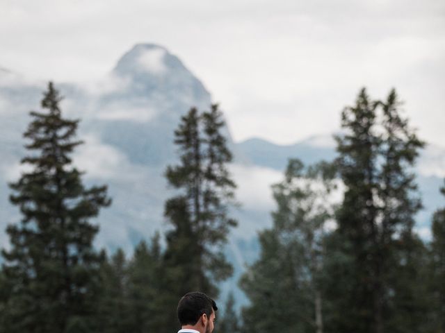 Lyndon and Katelyn&apos;s wedding in Canmore, Alberta 1