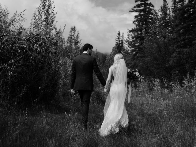 Lyndon and Katelyn&apos;s wedding in Canmore, Alberta 19