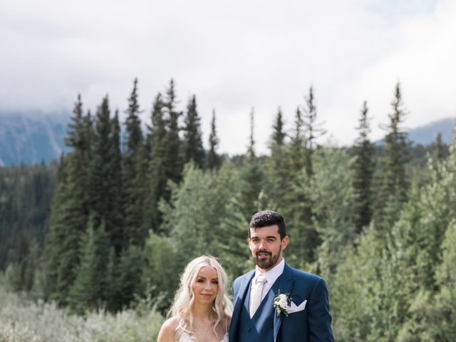 Lyndon and Katelyn&apos;s wedding in Canmore, Alberta 22