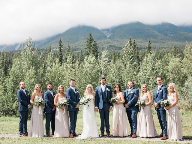 Lyndon and Katelyn&apos;s wedding in Canmore, Alberta 23