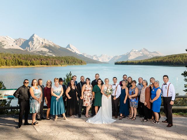 Colby and Renee's wedding in Jasper, Alberta 45