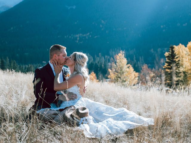 Brandon and Marissa&apos;s wedding in Canmore, Alberta 2