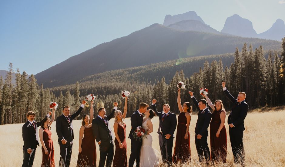 Ryan and Taylor's wedding in Canmore, Alberta
