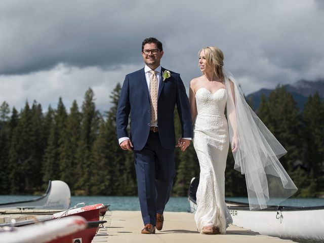 Jeff and Allyson&apos;s wedding in Jasper, Alberta 1