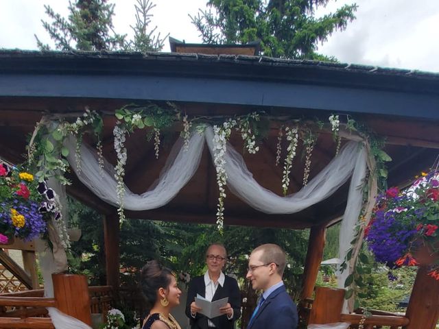 Jared Osachuk  and Manju Ladhar&apos;s wedding in Canmore, Alberta 1