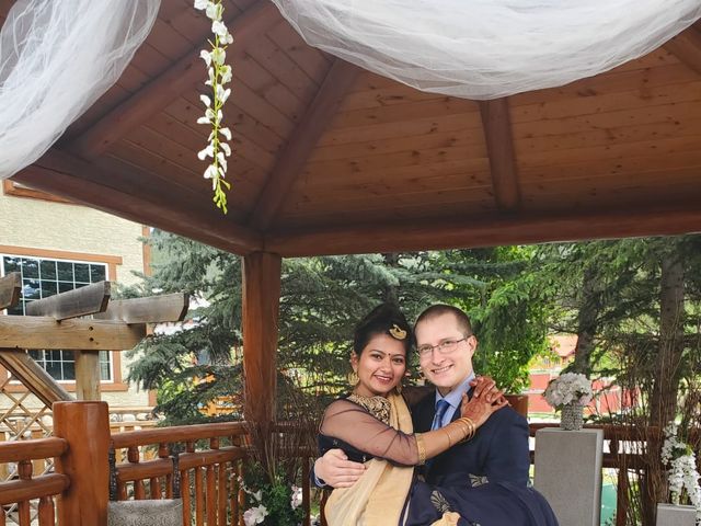 Jared Osachuk  and Manju Ladhar&apos;s wedding in Canmore, Alberta 3