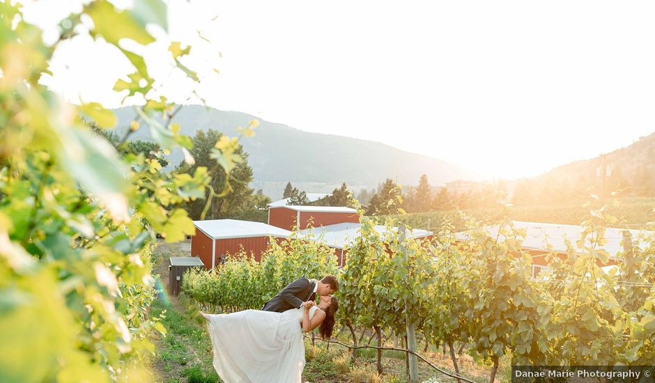 Tanner and Danielle's wedding in Okanagan Falls, British Columbia