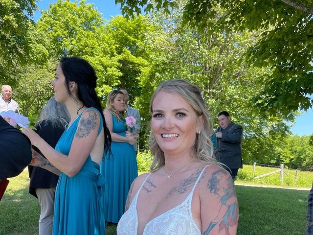 Devon Crawford  and Candice Crawford 's wedding in Trout Creek, Ontario 1