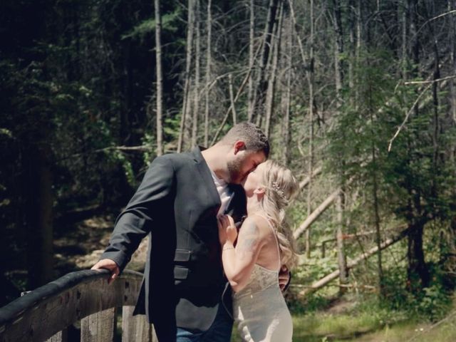 Devon Crawford  and Candice Crawford 's wedding in Trout Creek, Ontario 6