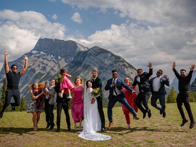 Evan  and Kate&apos;s wedding in Banff, Alberta 17
