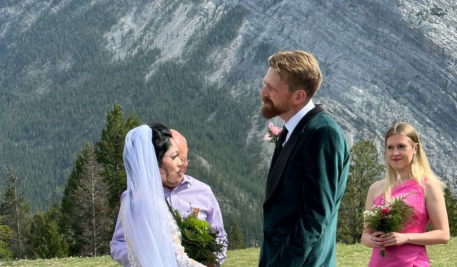 Evan  and Kate's wedding in Banff, Alberta