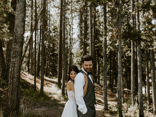 Travis and Emily&apos;s wedding in Banff, Alberta 29