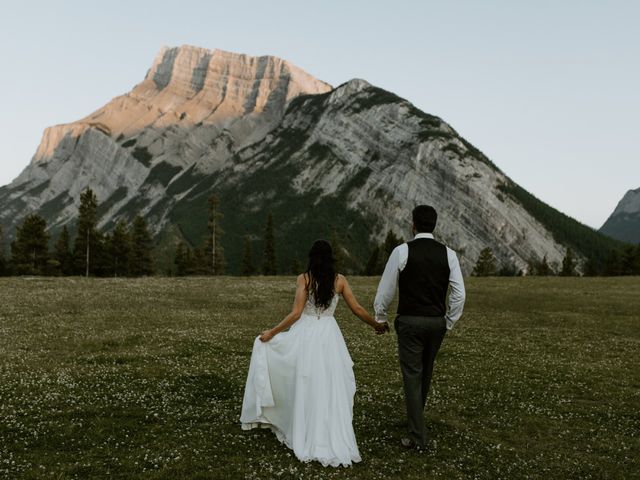 Travis and Emily&apos;s wedding in Banff, Alberta 49