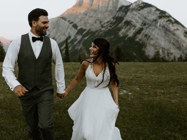 Travis and Emily&apos;s wedding in Banff, Alberta 50
