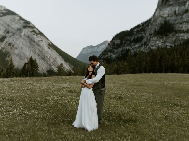 Travis and Emily&apos;s wedding in Banff, Alberta 52