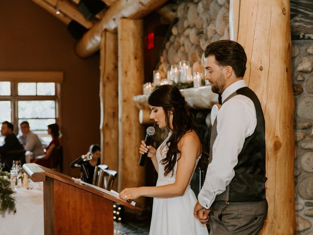 Travis and Emily&apos;s wedding in Banff, Alberta 63
