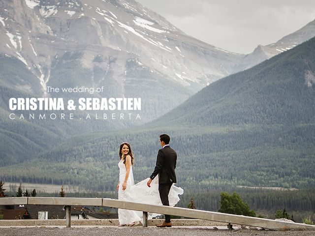 Sebastien and Cristina&apos;s wedding in Canmore, Alberta 1