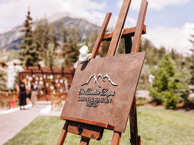 Sebastien and Cristina&apos;s wedding in Canmore, Alberta 30