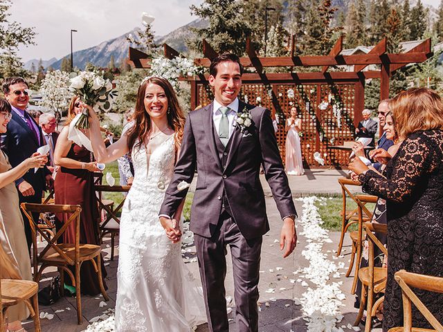 Sebastien and Cristina&apos;s wedding in Canmore, Alberta 41