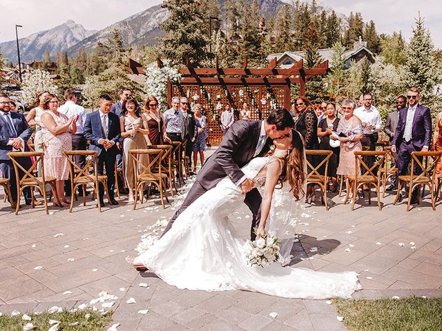 Sebastien and Cristina&apos;s wedding in Canmore, Alberta 42