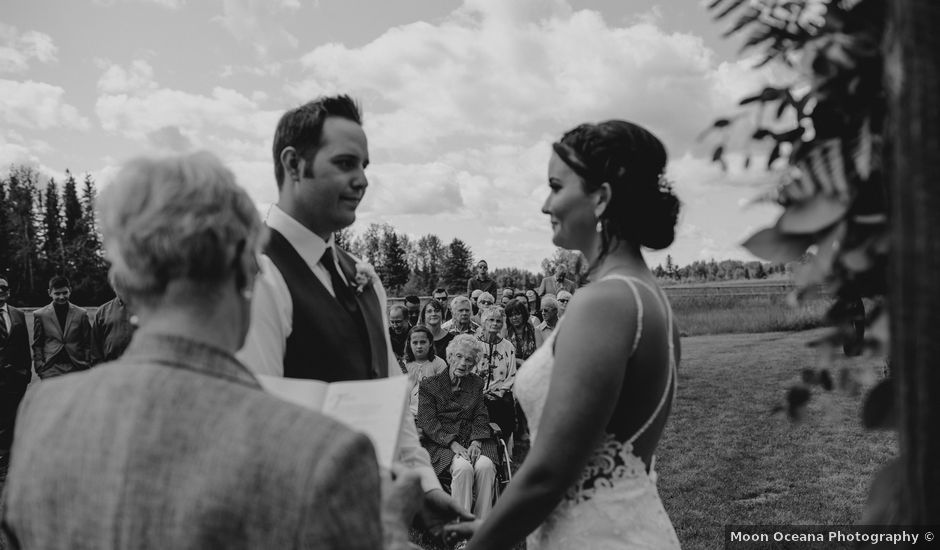 Dylan and Alanna's wedding in Blackfalds, Alberta