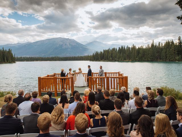 Dustin and Shannon&apos;s wedding in Jasper, Alberta 42