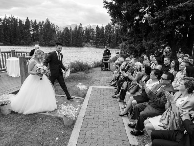 Dustin and Shannon&apos;s wedding in Jasper, Alberta 52