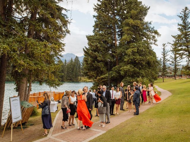 Dustin and Shannon&apos;s wedding in Jasper, Alberta 56