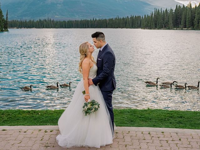 Dustin and Shannon&apos;s wedding in Jasper, Alberta 60