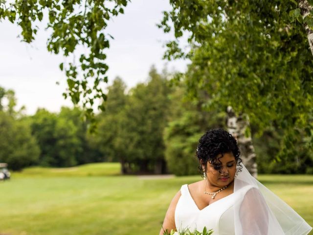 Greg Faulkner  and Ariel Ramnath 's wedding in Oshawa, Ontario 5