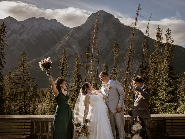 Jesse and Denise&apos;s wedding in Banff, Alberta 55
