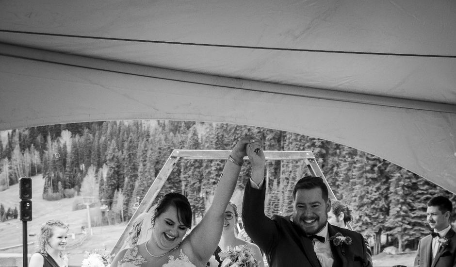Hayden  and Alicia 's wedding in Sun Peaks, British Columbia