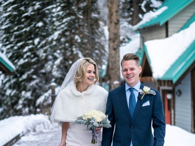Michael and Joanna&apos;s wedding in Field, British Columbia 8