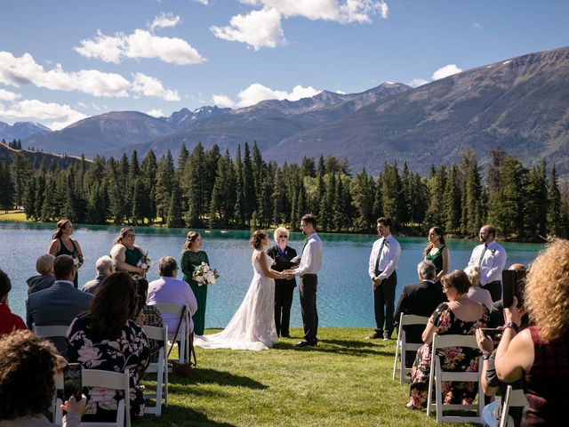 Justin and Angeline&apos;s wedding in Jasper, Alberta 1