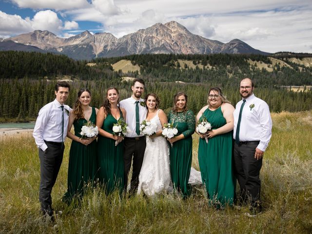 Justin and Angeline&apos;s wedding in Jasper, Alberta 11